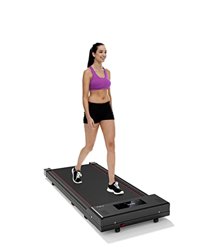 Under-Desk-Treadmill-Walking-Pad-Walking-Treadmill-Portable-3-in-1-Slim-Walking-Running-Jogging-Machine-for-Home-Office-Exercise-Remote-Control-LED-Display-Fits-Your-Under-Desk-Red