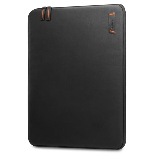 Spigen Basic Laptop Sleeve for 15-16 inch Laptop Cover Slim and Lightweight Compatible with MacBook, HP, Surface, Dell, Lenovo, Asus and all 16 inch laptops - Black