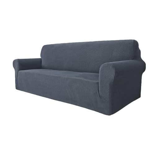 GRIFEMA GH1003-1, Housse de Canapé 3 Places Réglable, Housses de Canapé Élastiques avec Accoudoirs, Protège le Canapé des Taches des Enfants et des Poils d'Animaux, Lavable