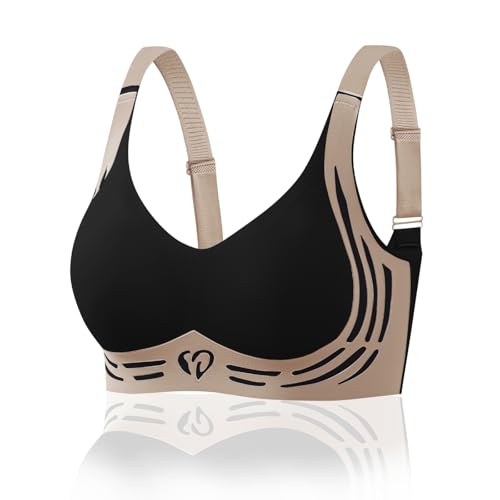 Bras for Women No Underwire, Full Coverage Seamless Bras for Everyday, Push Up Wireless Bra for Women Soft and Lightly4
