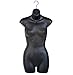 NAHANCO LHR15B Ladies' Half Round Display Forms- Black