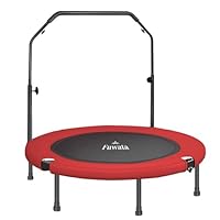 【在庫セール】Fuwata トランポリン 手摺付き 8本脚 直径102cm 耐荷 Amazon | Fuwata トランポリン 手摺付き 8本脚 直径102cm 耐荷重