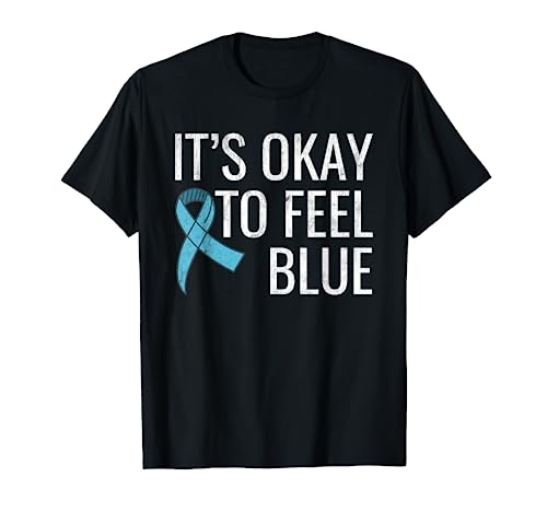 Il est normal de ressentir la santé mentale bleue T-Shirt