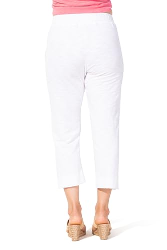 Habitat Clothes Escape Cotton Slub Pocket Pullon Capri White2
