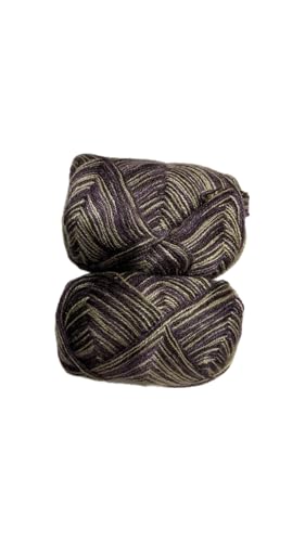 Image of 3 Ply Knitting Wool Yarn, Supersoft Hand Knitting Wool for Craft, Crochet, Amigurumi, Embroidery (Shade 3 180 GM)