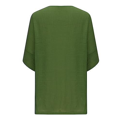 Lightweight Cardigans for Women Open Front Short Sleeve Summer Cardigan Casual Loose Linen Beach Cover Ups3