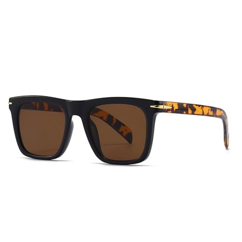 Lunettes de soleil de luxe carrées à rivets MUTYNE monture rétro géométrique haut de gamme