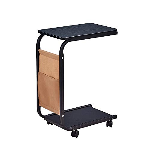 FeiQiang Bedside Table Simple with Casters Bedside Table Coffee Table