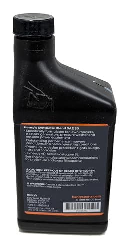 Aceite para motor SAE 30 Henry's 16oz miniatura 2