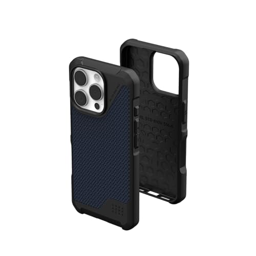 Image of Urban Armor Gear UAG Metropolis LT Magnetic Compatible, Feather-Light Protective Case /Cover Designed for iPhone 16 Pro (6.3-Inch) (2024) (Military Drop Tested) - Kevlar Mallard