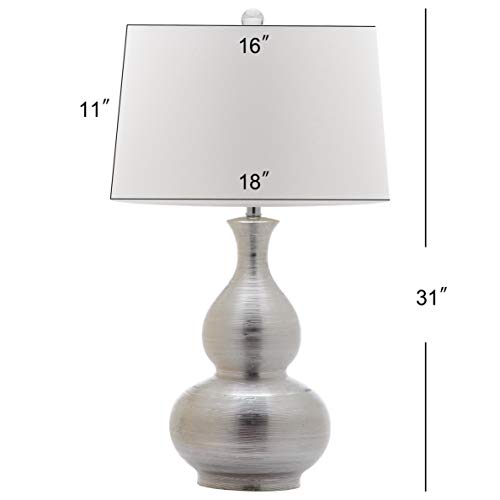 Lámpara de Mesa SAFAVIEH Plateada 31 Pulgadas LED miniatura 4