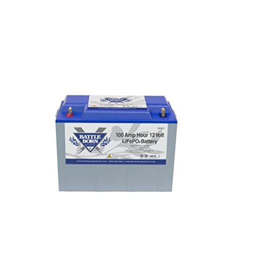 Battle Born Batteries LiFePO4 Deep Cycle Battery - 100Ah 12v Lithium Battery w/Built-In BMS - 3000-5000 Deep Cycle Rechargeable Battery - RV/Camper, Marine, Overland/Van, and Off Grid Battery