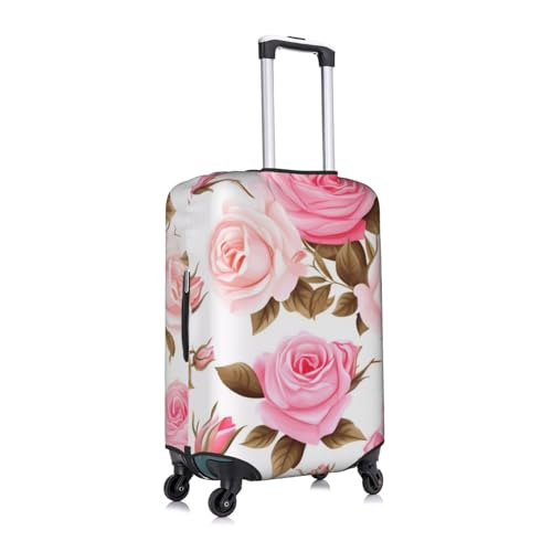 Floral Flower Rose Printed Luggage Cover Elastic, Washable, Universal Fit 18-32 Inch Travel Suitcase Cover Easy To Identify3