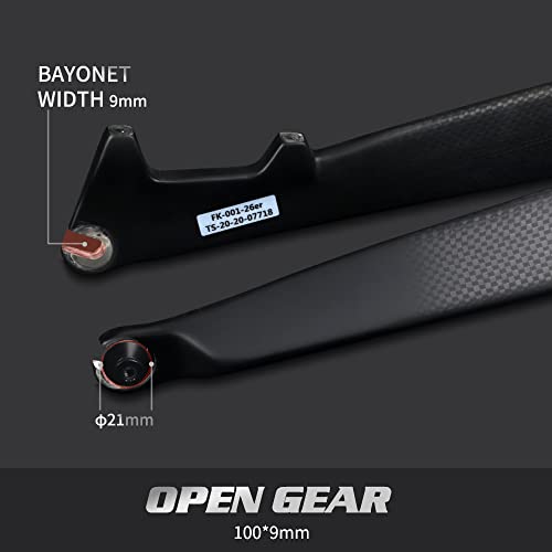 Fourche de VTT rigide carbone 29er pour remplacer une suspension lourde