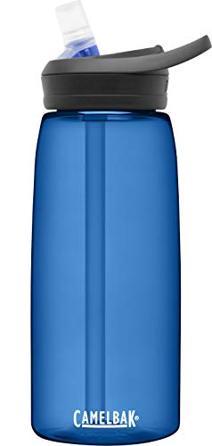 Image of CamelBak Eddy+ Water Bottle with Bite Valve Straw, Leak‑Resistant Easy‑Sip Design for Everyday Hydration, 32oz, Oxford