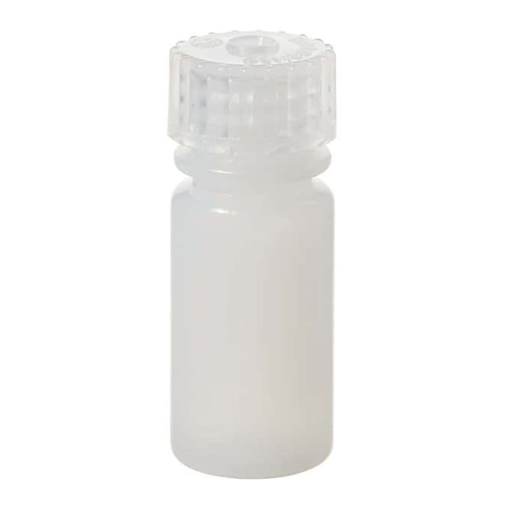 Nalgene 2002-9025 Narrow-Mouth Bottle, HDPE/PP, 8mL (Pack of 12)