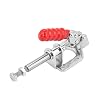Toggle Clamp,Iron Galvanized Quick Fixed Toggle Clamp Holding Push Pull Action Hand Tool (GH-302-FM)