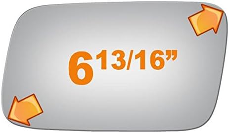 Burco 2548 Driver Side Replacement Mirror Glass for 1985-1989 TOYOTA MR2