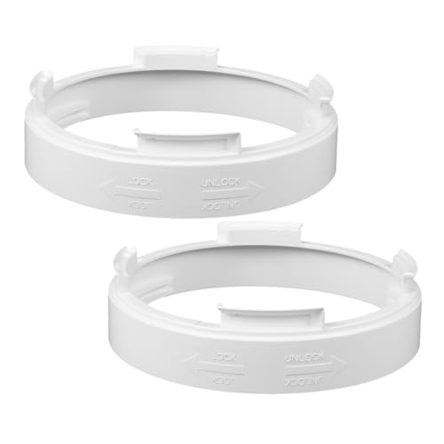 Garneck 2 Piezas Interfaz De Conducto De Aire Acondicionado Portabebés Drenaje Revestimientos Cuerdas Kiosko Ojo De Cerradura Decoración Hoke Termostático Tapones Viga El Plastico
