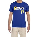 Blue Los Angeles Davante Adams Logo T-Shirt Adult Medium