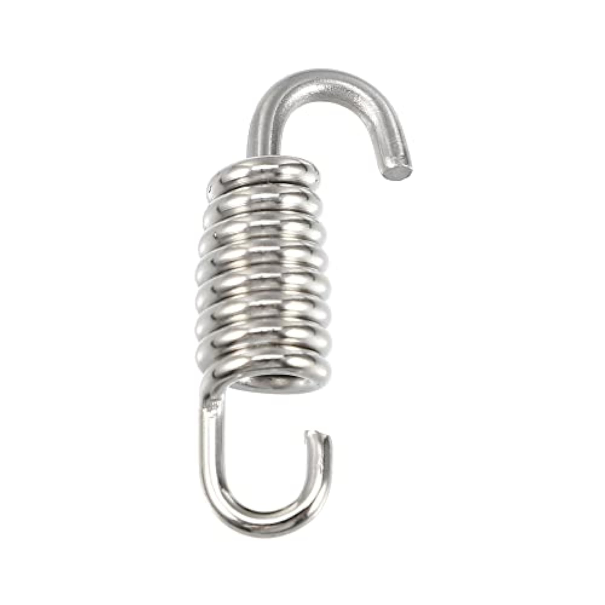 Universal Exhaust Pipe Spring, 43mm, Stainless Steel, 2 Pcs