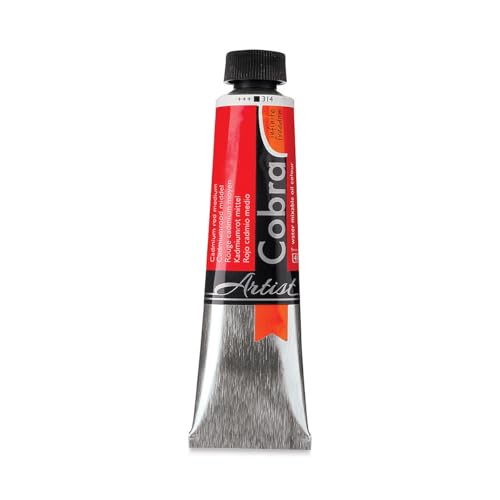 Cobra Artist Water Mixable Oil Colour - Cadmium Red Medium 40ml Tube