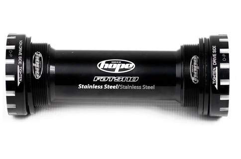 Hope Bsa Threaded Bottom Bracket - 100Mm Fat Bike, For 24Mm Spindle, Stainless, Black #TOP1