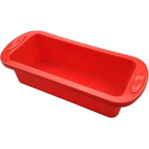 Silivo Silicone Bread Baking Mould and Loaf Tin Non-Stick Silicone Baking Mould for Cakes and Loads – 22 x 9 x 6 cm.