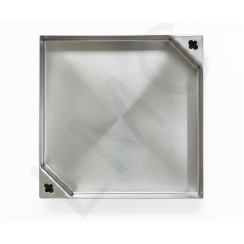 Image of LMC Stainless Steel Manhole Cover Stone Recessed (Heavy Duty) 12-Inches(300x300mm)