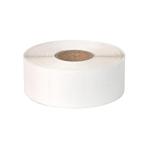 NATURALABEL 500 PCS Blank Dissolvable Food Labels with Dispenser - No Residue, for Meal Prep & Food Storage Containers (3/4" x 2")