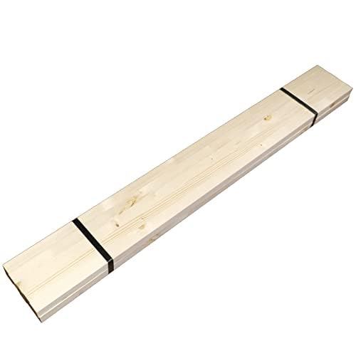 EXTRA STARKE Holzleisten zum Basteln, Vierkantstäbe 10er Pack Wandleiste - Unbehandeltes Holz, DIY Projekte (B/H/L 20mm x 20mm x 1990mm)