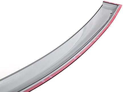 WellVisors Window Visors Wind Deflectors Compatible with Mitsubishi 2002-2006 Lancer Evo VIII IX Sedan Premium Series Rain Guards 3-847MI010