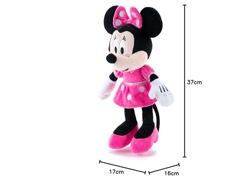 Simba - Disney Peluche Minnie, 6315870230, Cm 35, Con Abito Fucsia, + 0 Mesi - 11