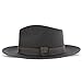 Walrus Hats Grey Wool Felt Fedora Hat – Stylish Center Dent Fedora for Men and Women – Versatile Hat for Casual or Dress Wear – Lightweight, Comfortable, and Fashionable Wool Fedora