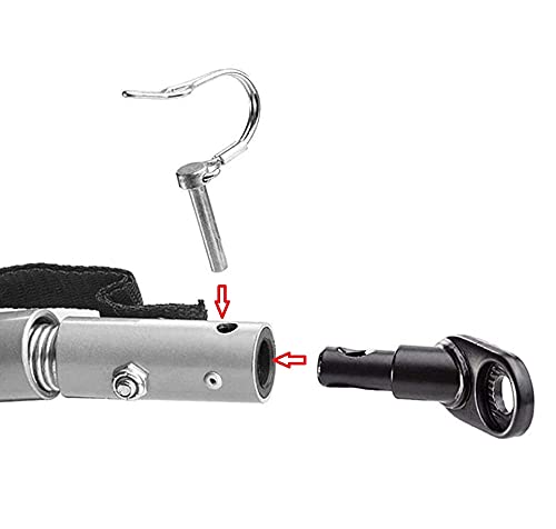 Fat-Cattie Bike Trailer Coupler Attachment Hitch Quick Release Steel Linker Bicycle Trailer Hitch Adapter Attachment, Bicycle Rear Trailer Replacement Axle Mount Hitch And Parts Complete Kit #TOP3