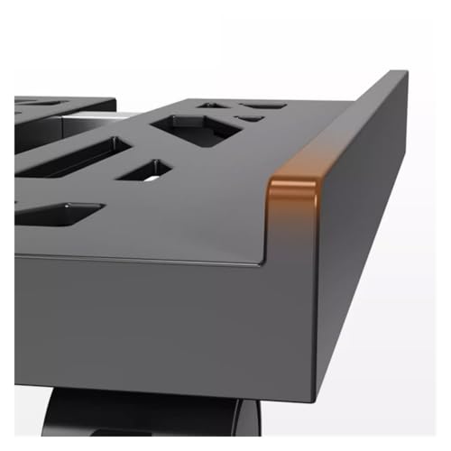 Soporte móvil ajustable para torre de computadora, con ruedas bloqueables y diseño expandible, para la mayoría de las torres de PC de escritorio (Blanco) miniatura 5