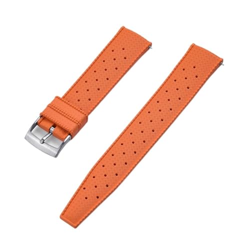 Bracelet montre FKM premium ajustement parfait extrémité plate