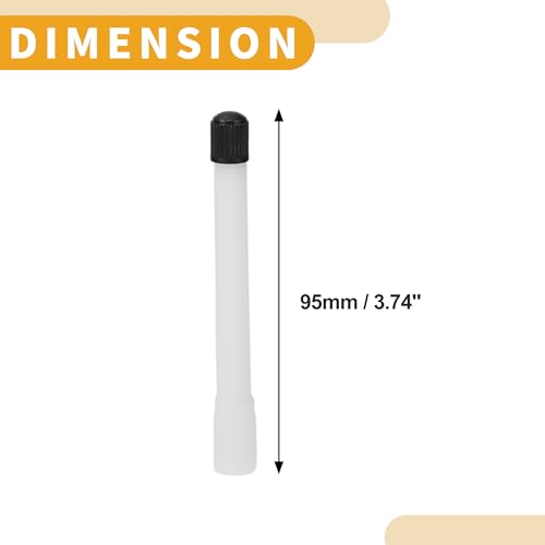 Image of 10pcs 95mm Tire Valve Extension Universal Plastic 180 Degree Tyre Valve Inflation Adapter for Car Motorcycle RV Truck Bike