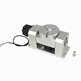 CNCTOPBAOS CNC 5th Axis Rotary Table Indexing Head Rotational 4th A and C Axis Linkage Dividing Head,Two Waterproof Nema23 Motor,No Backlash Harmonic Reducer Gearbox 50:1 for Engraving Milling Machine