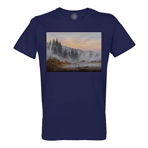 T-Shirt Homme Col Rond Coton Bio Friedrich Le Matin Art Romantique