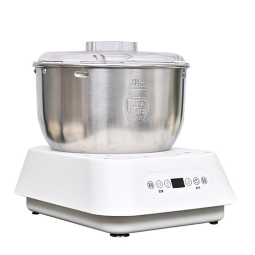 ZXNANA Fully Automatic Dough Kneading Machine With Ferment Function,5L Stainless Steel Dough Flour Mixer,Large Capacity Automatic Kneading Machine