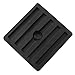 LQ Industrial 4PCS 48x48x8mm Air Conditioning Outdoor Units Black Rubber Vibration Damping Pad Suitable for Washing Machines and Refrigerators