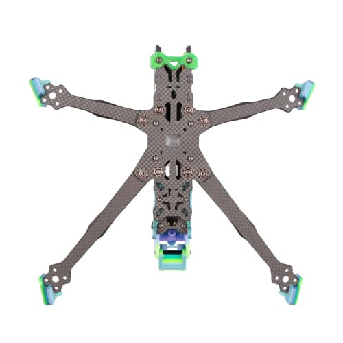 Image of FPV Drone Frame Kit,Carbon Fiber 6 Inch Support,Compatible with D-J-I O3 Air Unit,for RC Racing Drone Freestyle (SFD6 Deadcat Type)