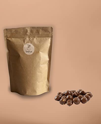 Dry-Fruit - Erdnüsse in Vollmilchschokolade 500g | Schoko Nüsse | Schokolinsen mit Erdnüssen | Knabberzeug | für alle Naschkatzen und Schokoladenliebhaber | 500g