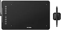 XPPen Deco 01 V3 Mesa Digitalizadora com 16384 Níveis de Pressão, 8 Teclas de Atalho, Compatível com Android Windows Linux (Preto)