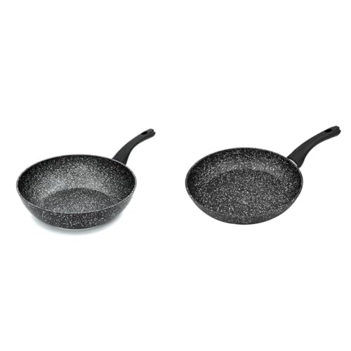 Blackmoor 28cm & 20cm Non-Stick Induction Wok & Frying Pan, Suitable for Induction, Electric & Gas Hobs