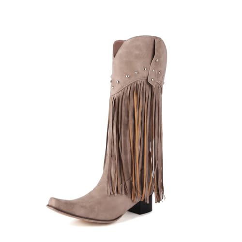 Bottes de cowboy pour femmes FGRID idéales pour vos balades d'hiver et sorties rétro