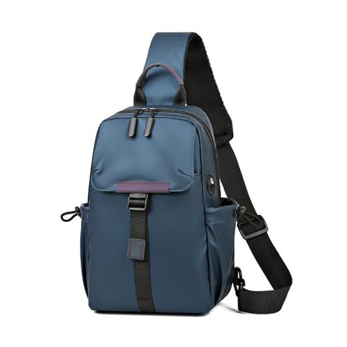 Sac de poitrine grande capacité Gray pour business décontracté