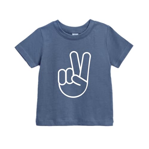 Second Birthday Girl, Second Birthday Boy Two Fingers Shirt Black4