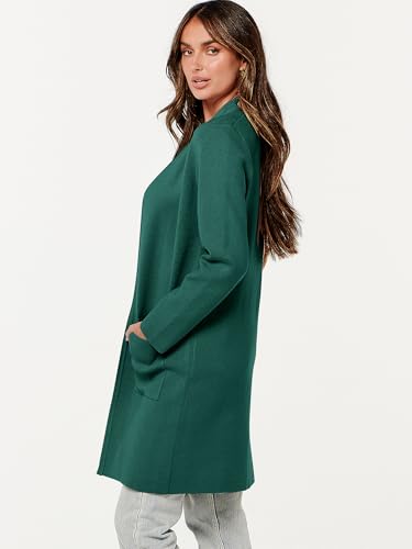 Image of ANRABESS Cardigan Sweater for Women Casual 2026 Fall Fashion Coat Long Sleeve Open Front Knit Coatigan Outwear